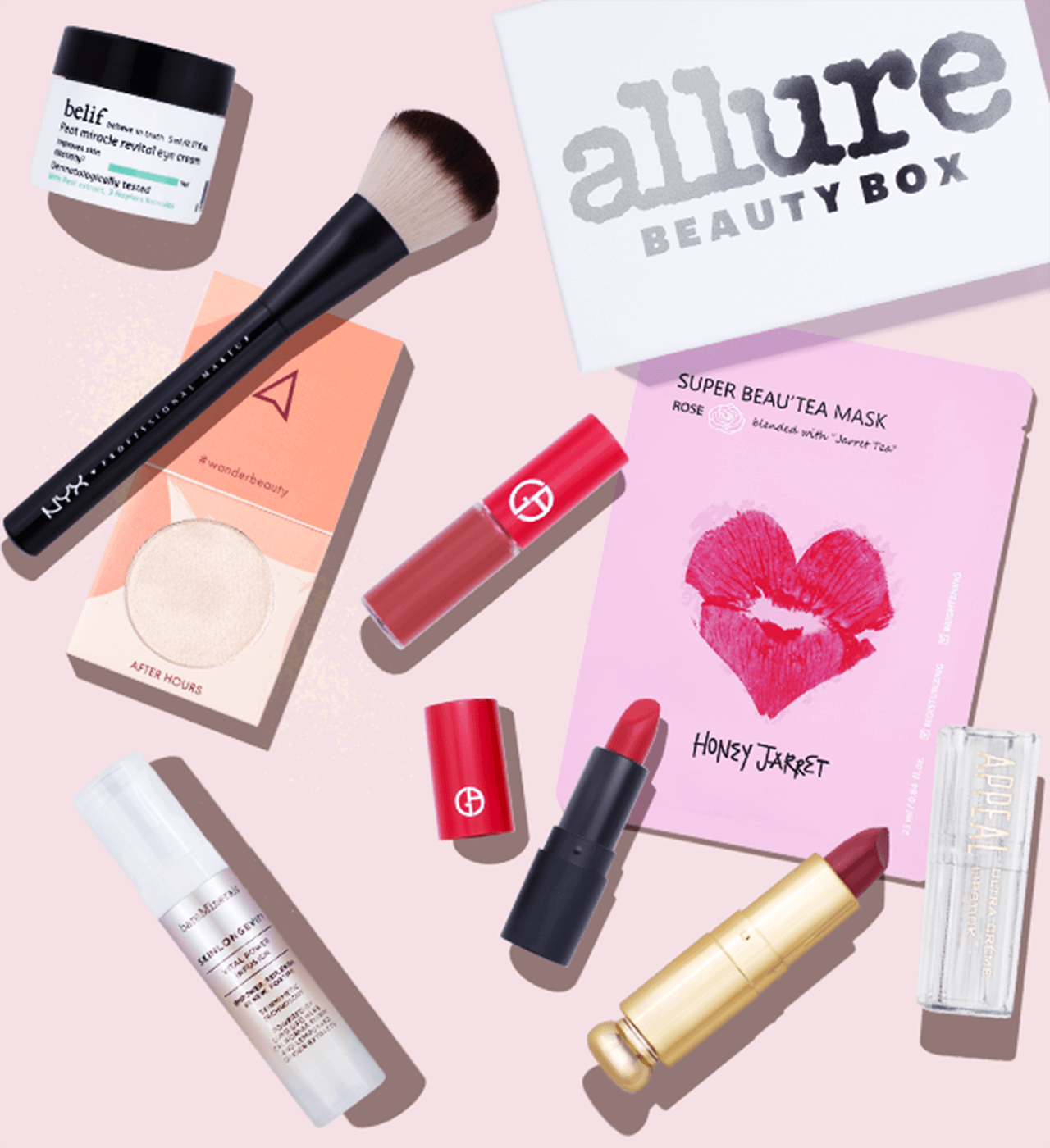 February Beauty Box products